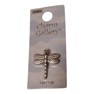 Gallery Silver Art Decor with Intricate Dragonfly Design